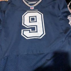 Dallas Cowboys Jersey Tony Romo Number 9 Stitched Jersey