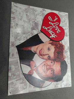I Love Lucy Tin Poster