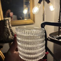 Vintage Glass Coaster 