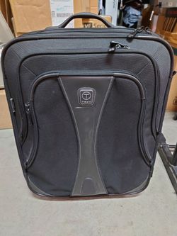 Tumi T Tech 57621D Black Wheeled Carry-on Ballistic Nylon Expandable Luggage