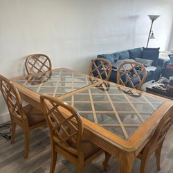 Dining Set with 6 Chairs 