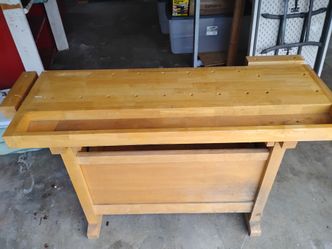 Solid Wood Woodworking Workbench