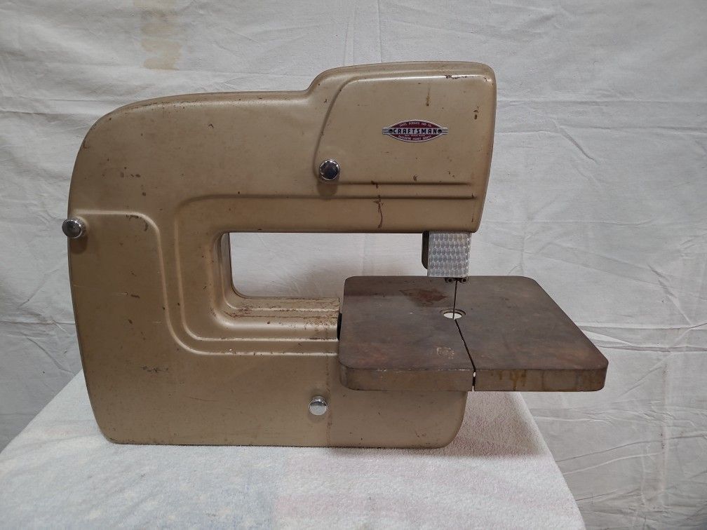 Antique 1950's Craftsman Tabletop Band Saw