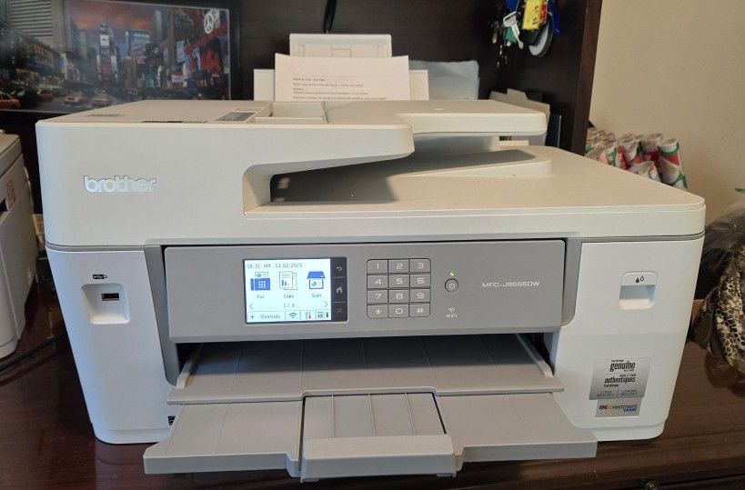 
Brother MFC-J6555DW INKvestment Color Inkjet All-In-One Printer 