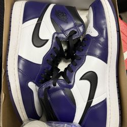 Jordan 1 Court Purple