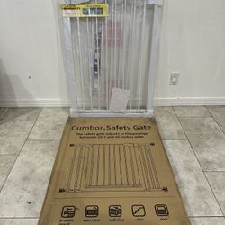 Extra Tall & Wide Pet Gate / Baby Gate - Fits Openings 29.7” - 46”