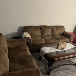 Couch/Love seat AND Coffee table 