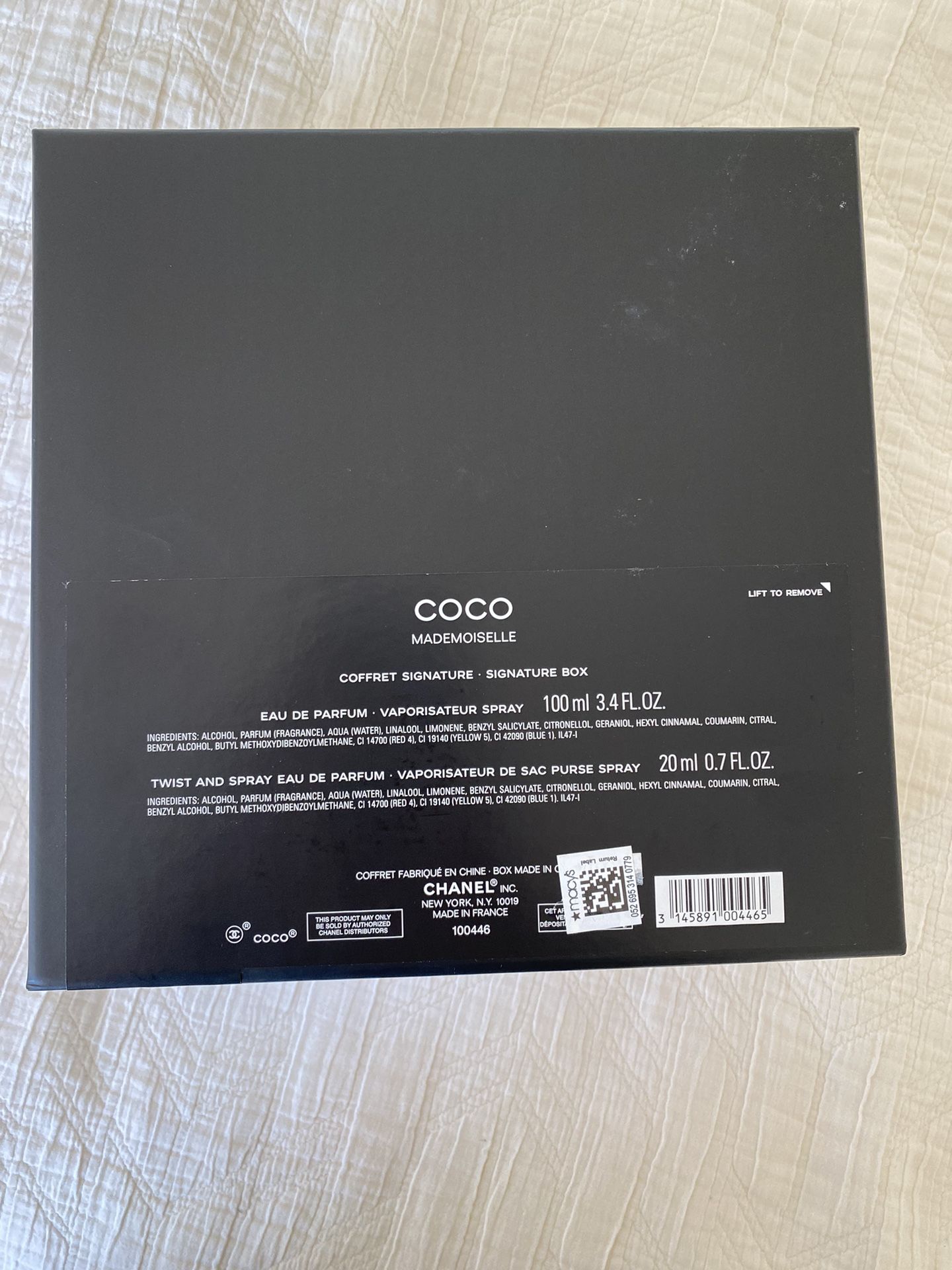 COCO MADEMOISELLE Chanel Open Box New 3.4 FL for Sale in Whittier, CA -  OfferUp