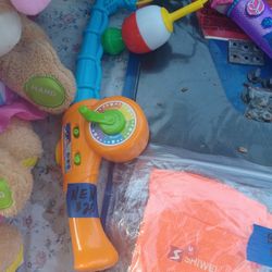 Electronic Fishing Pole Educational Toy/ Game