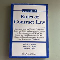 Rule Of Contract Law (Knapp, Crystal, Prince)