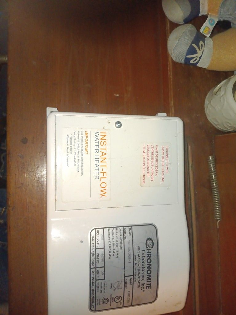 $65 Tankless Water Heater