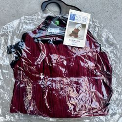 Casual Canine Ruched Satin Dress For Dogs Size Medium