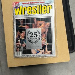 Vintage 1991 Wrestler Special Collector's Issue Magazine Silver 25 Year 