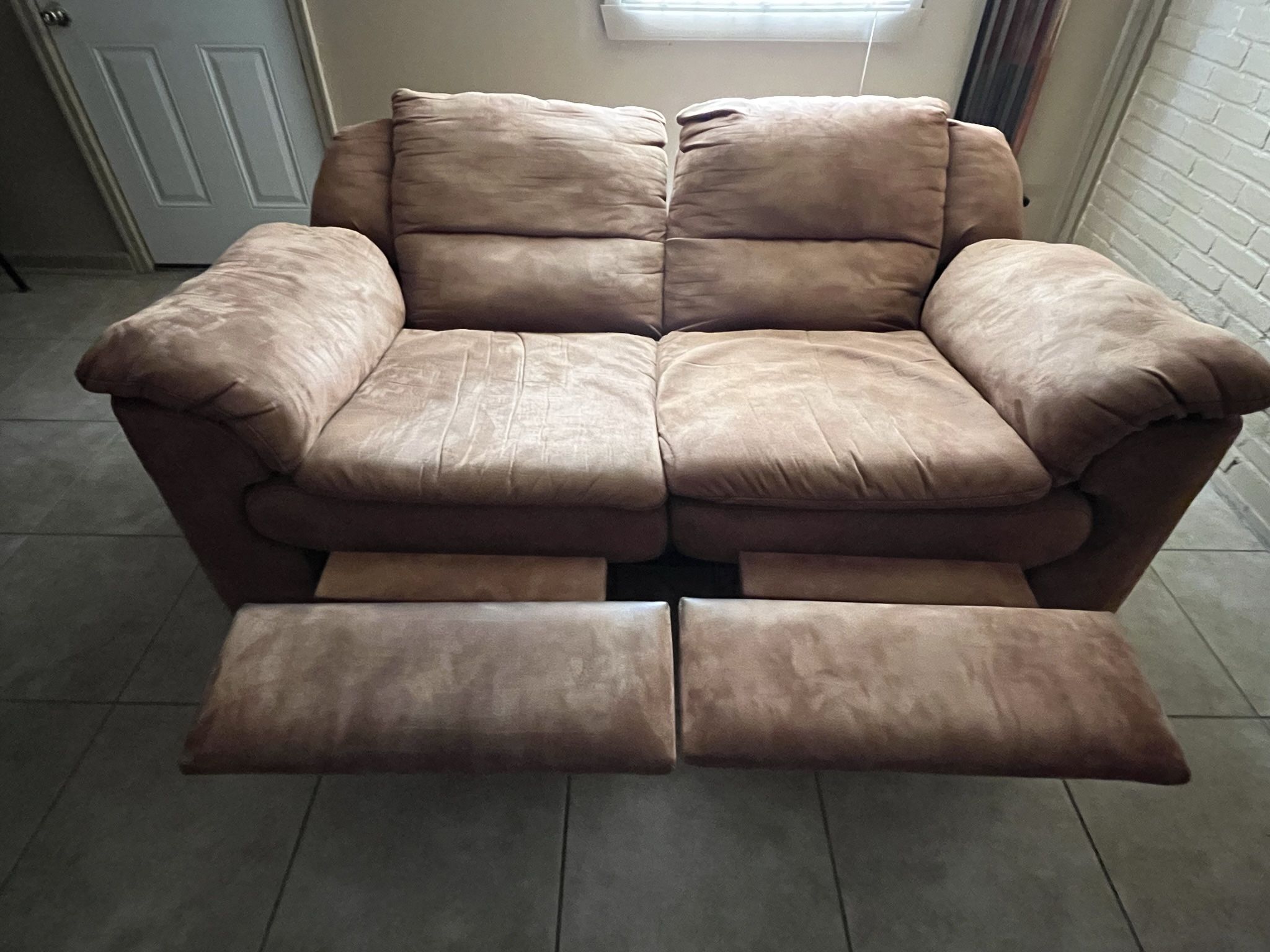 Microfiber Loveseat Recliner