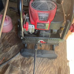Power washer starts runs but has low pressure of water