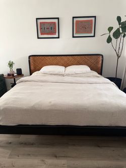 CB2 Rattan Bed - King