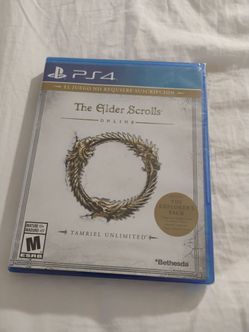 The Elder Scrolls Online Tamriel Unlimited PS4 for sale or trade.