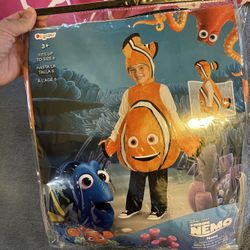 Nemo Halloween Costume Ages 3-6 Years 