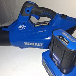 40volt kobalt blower with 3ah battery and charger