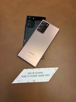 Samsung Galaxy Note 20 Ultra 5G - Pay $5 DOWN AVAILABLE - NO CREDIT NEEDED