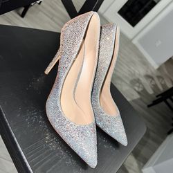 Aldo Laralilla Heels - Rhinestone Ombré / US Size 9 Women