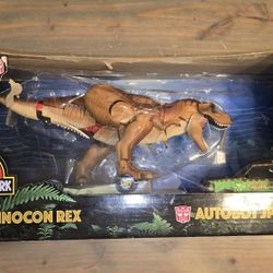 Jurassic Park Tyrannocon Rex & Autobot JP93 Transfomers