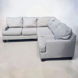 Grey sectional couch gray