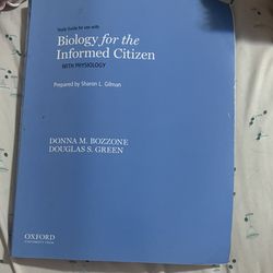 Study guide biology for the informed citizen