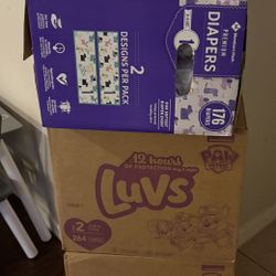 Size 1 & Size 2 Diapers