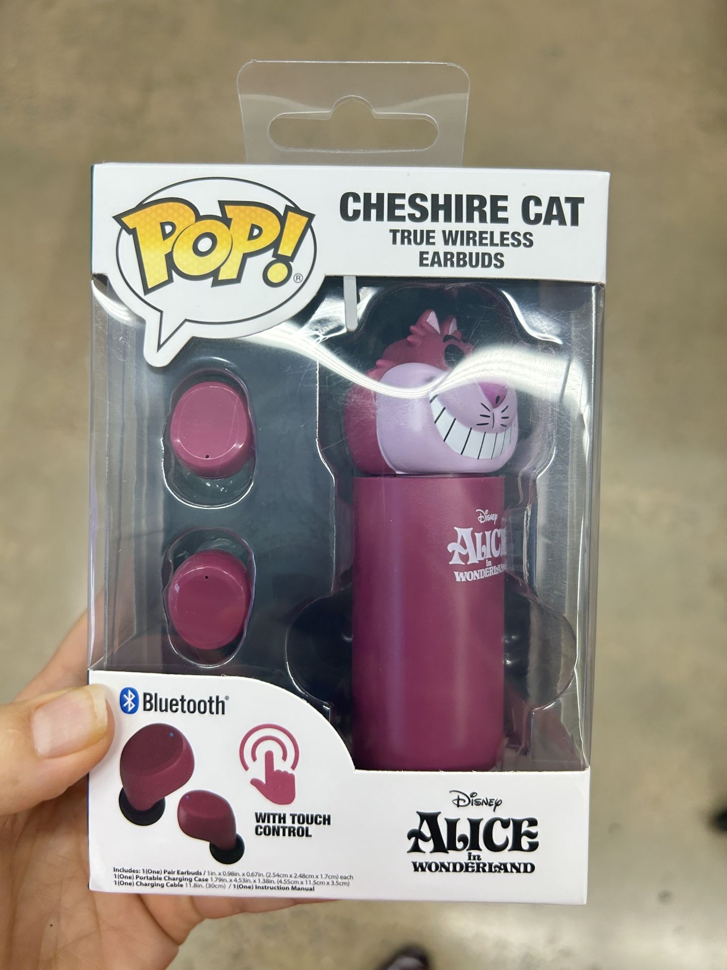 NWT Disney Cheshire Cat Wireless Earbuds