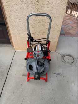 Ridgid k400 sewer snake drain cleaning machine