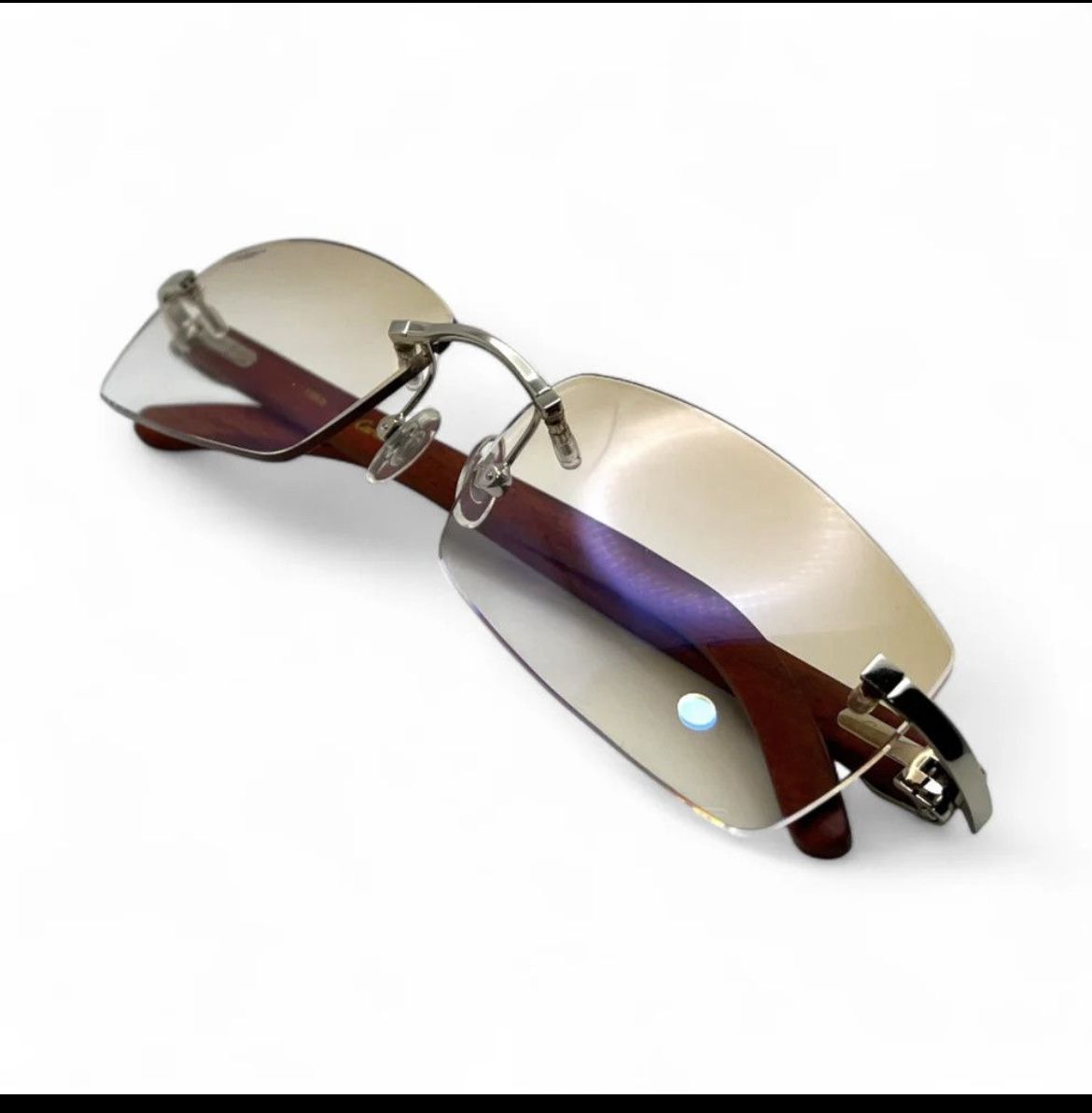 C Decor Woods- Silver Woods Sunglasses W/ Cart 1 Lenses (2010s)