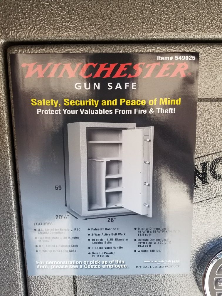 Winchester 24 gun safe model: 549025
