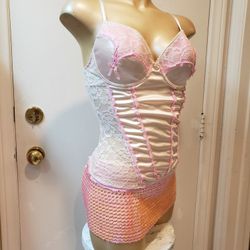 Corset  & Seaquin Skirt(very Short