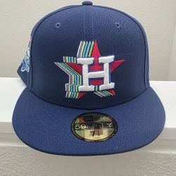 New Era Houston Astros Fitted Hat - 7 1/8