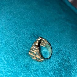 Gold Nugget Ring 