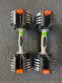 Pair of Adjustable Dumbbells – 2.5 to 15 lb Each