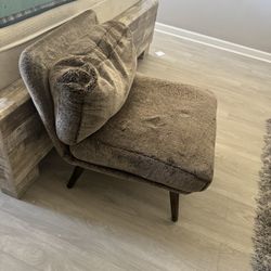 Fluffy Cozy And Sturdy Accent Chair Low Sitting 