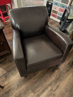 Brown Leather Chair