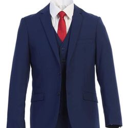    Check out our new slim fit three piece  Indigo Blue Suit 