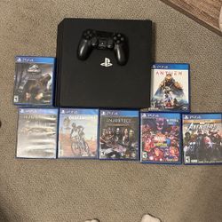 ps4 7 games ( no display cord )