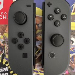 Nintendo Joy Con Controller Pair Grey