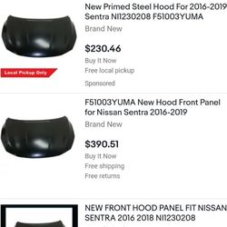 Nissan Sentra 2018 Parts