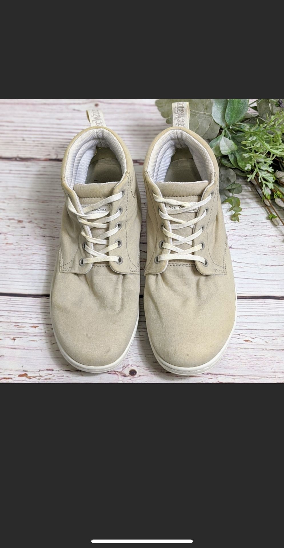Dr. Martens Lamar White Canvas Chukka Sneaker Boot Dr. Martens White Boots for Men for Sale - Shop New & Used  main image 4