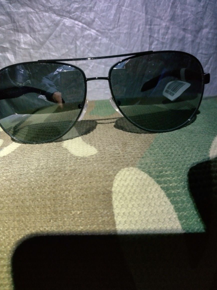Prada Black Aviator Sunglasses