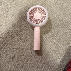 Light Pink Mini Fan