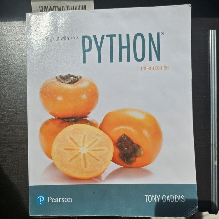 Starting Out with Python 4th Edition