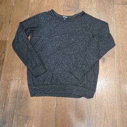 Buffalo David Bitton Crew Neck Sweater, Gray, XS