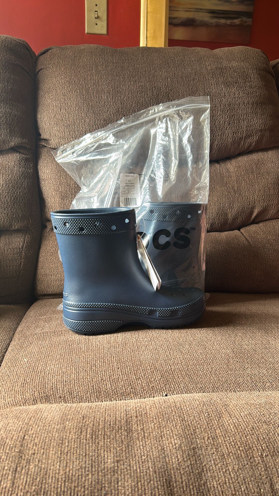 Dark Blue Boot Crocs