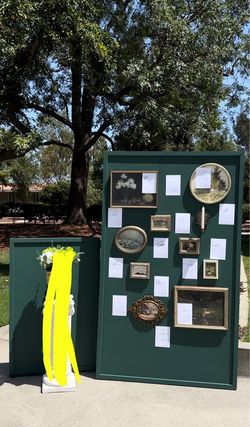 Wedding art wall